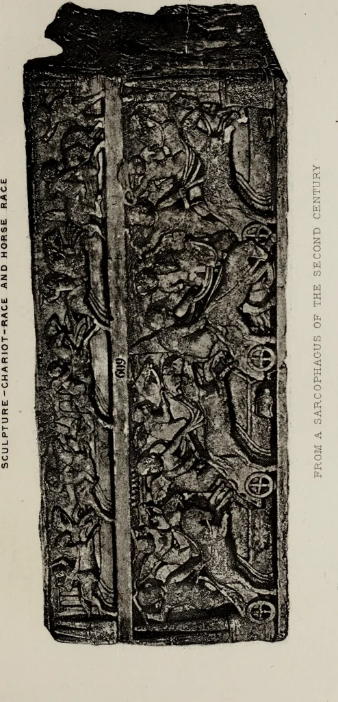 An illustration from Tombs in and near Rome ; Sculpture among the Greeks and Romans, mythology in funereal sculpture, and early Christian sculpture, 1877, leaf 300