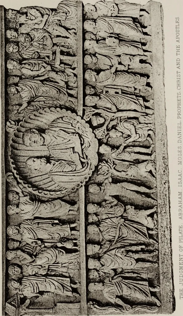 An illustration from Tombs in and near Rome ; Sculpture among the Greeks and Romans, mythology in funereal sculpture, and early Christian sculpture, 1877, leaf 320