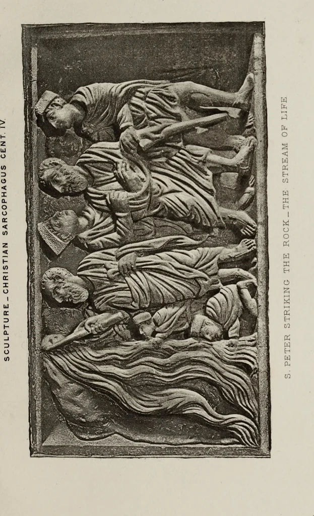 An illustration from Tombs in and near Rome ; Sculpture among the Greeks and Romans, mythology in funereal sculpture, and early Christian sculpture, 1877, leaf 340
