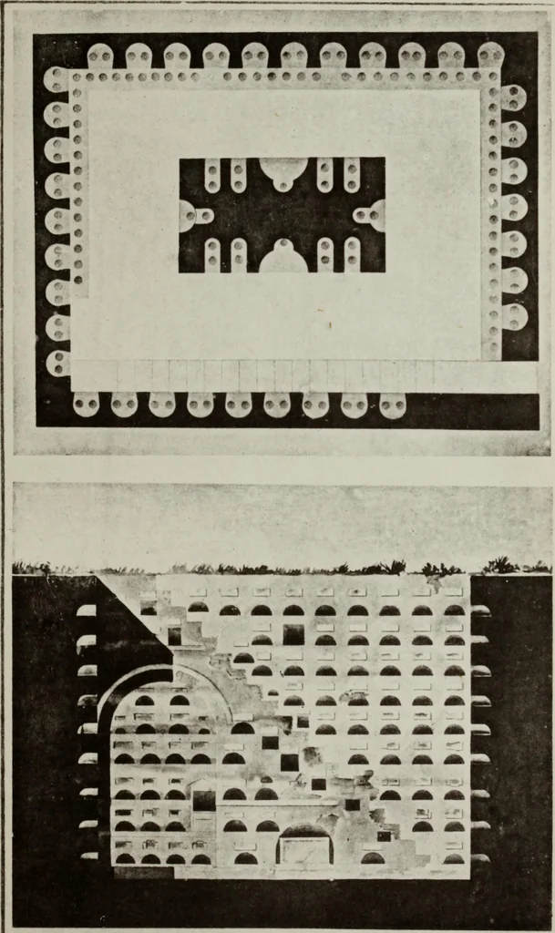 An illustration from Tombs in and near Rome ; Sculpture among the Greeks and Romans, mythology in funereal sculpture, and early Christian sculpture, 1877, leaf 76