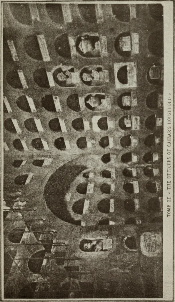 An illustration from Tombs in and near Rome ; Sculpture among the Greeks and Romans, mythology in funereal sculpture, and early Christian sculpture, 1877, leaf 78