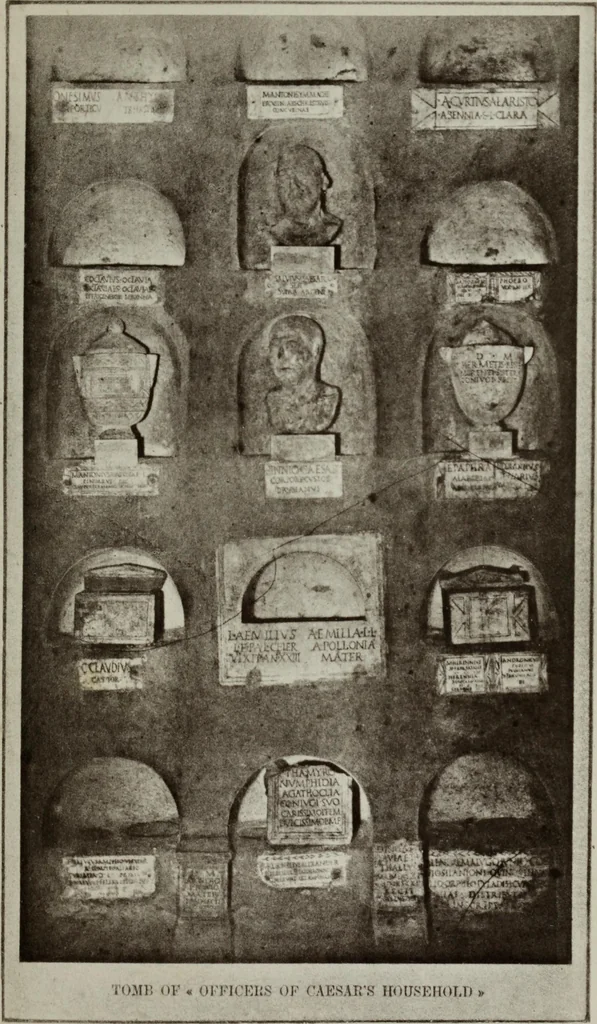 An illustration from Tombs in and near Rome ; Sculpture among the Greeks and Romans, mythology in funereal sculpture, and early Christian sculpture, 1877, leaf 80