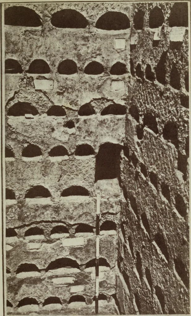 An illustration from Tombs in and near Rome ; Sculpture among the Greeks and Romans, mythology in funereal sculpture, and early Christian sculpture, 1877, leaf 82