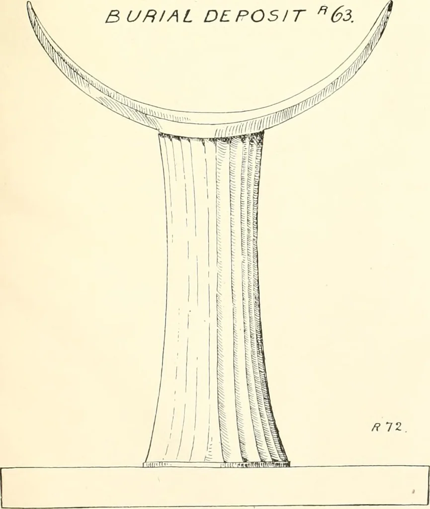 An illustration from Tombs of the third Egyptian dynasty at Reqâqnah and Bêt Khallâf, 1904, leaf 128