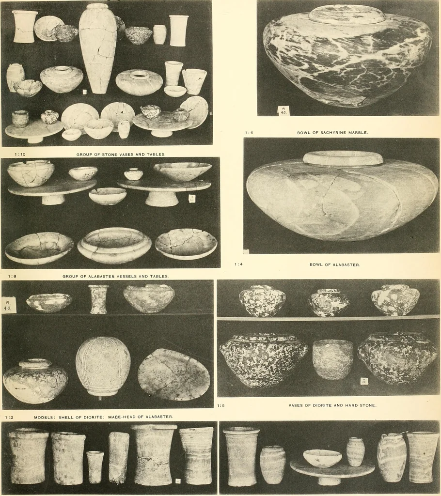 An illustration from Tombs of the third Egyptian dynasty at Reqâqnah and Bêt Khallâf, 1904, leaf 42