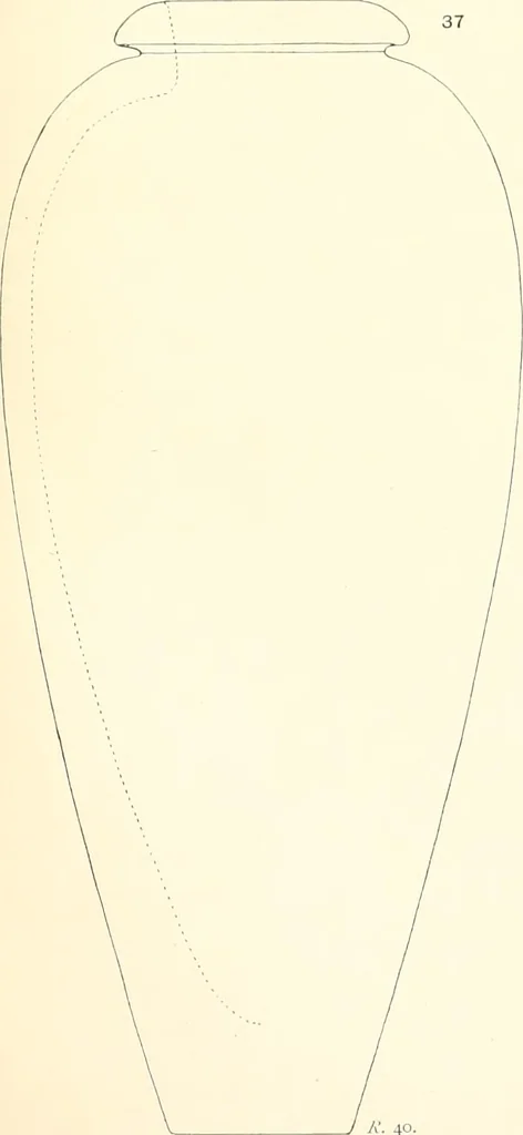 An illustration from Tombs of the third Egyptian dynasty at Reqâqnah and Bêt Khallâf, 1904, leaf 50