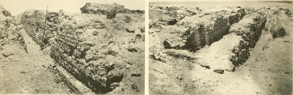 An illustration from Tombs of the third Egyptian dynasty at Reqâqnah and Bêt Khallâf, 1904, leaf 73