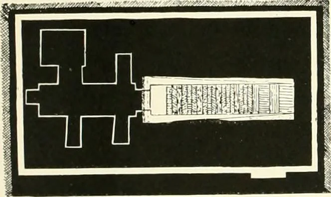 An illustration from Tombs of the third Egyptian dynasty at Reqâqnah and Bêt Khallâf, 1904, leaf 77