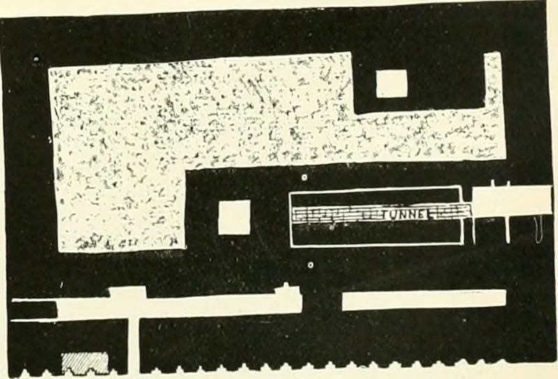 An illustration from Tombs of the third Egyptian dynasty at Reqâqnah and Bêt Khallâf, 1904, leaf 77