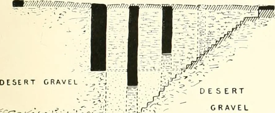 An illustration from Tombs of the third Egyptian dynasty at Reqâqnah and Bêt Khallâf, 1904, leaf 80