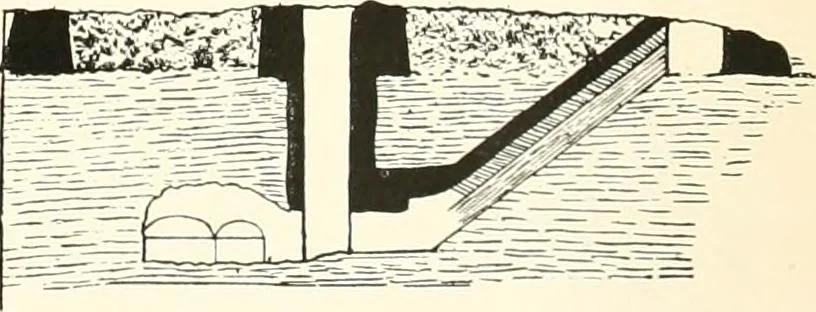 An illustration from Tombs of the third Egyptian dynasty at Reqâqnah and Bêt Khallâf, 1904, leaf 80