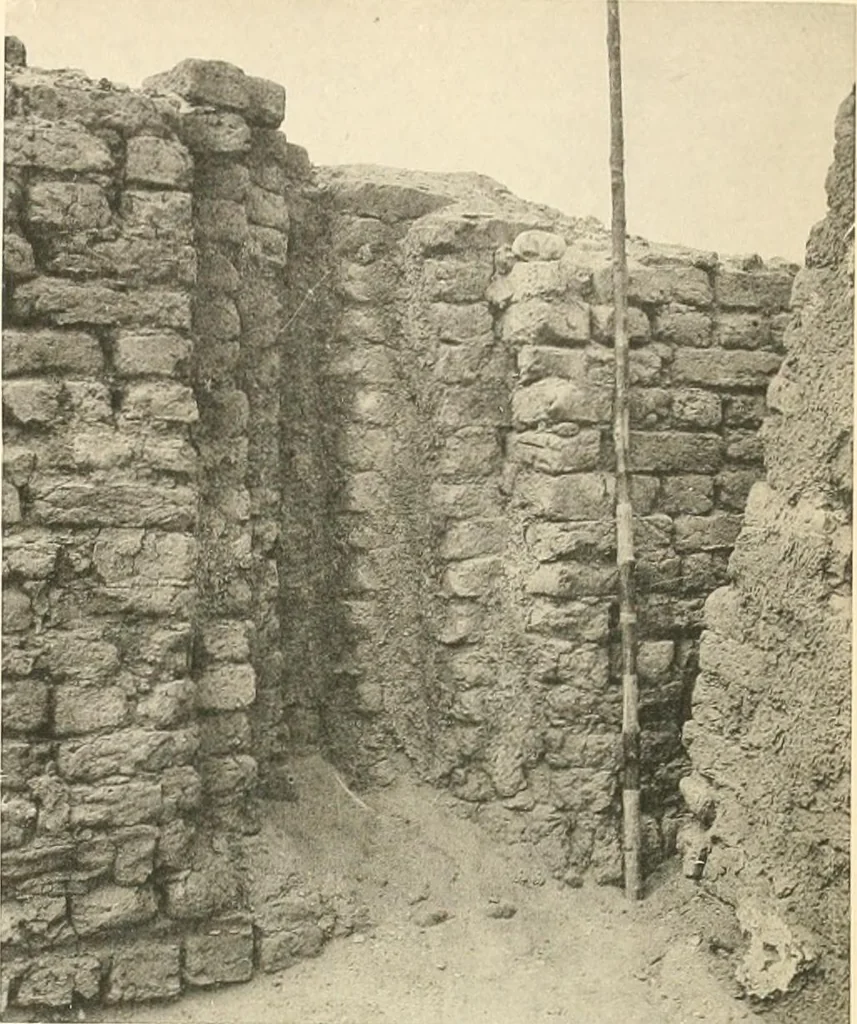 An illustration from Tombs of the third Egyptian dynasty at Reqâqnah and Bêt Khallâf, 1904, leaf 92