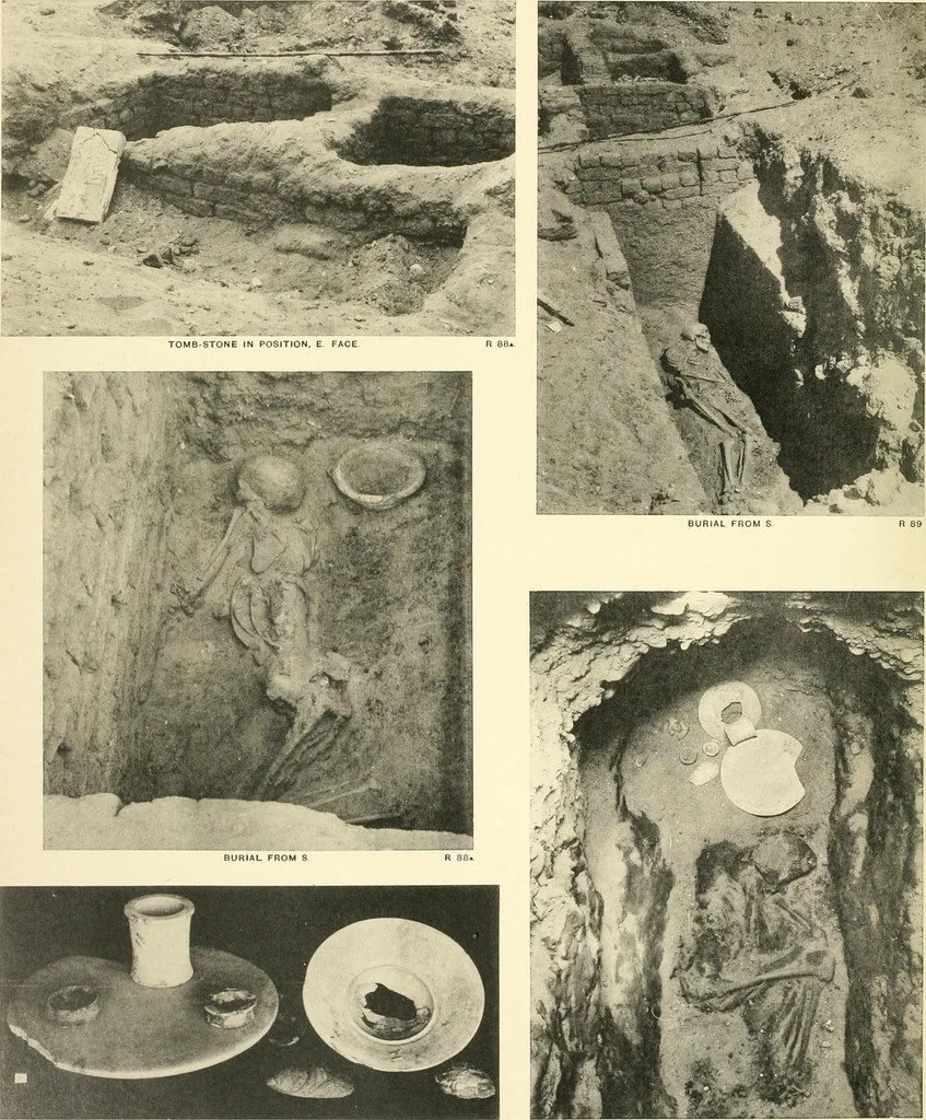 An illustration from Tombs of the third Egyptian dynasty at Reqâqnah and Bêt Khallâf, 1904, leaf 99
