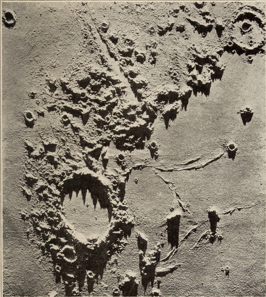 An illustration from To the moon and back in ninety days : a thrilling narrative of blended science and adventure, 1922, leaf 200