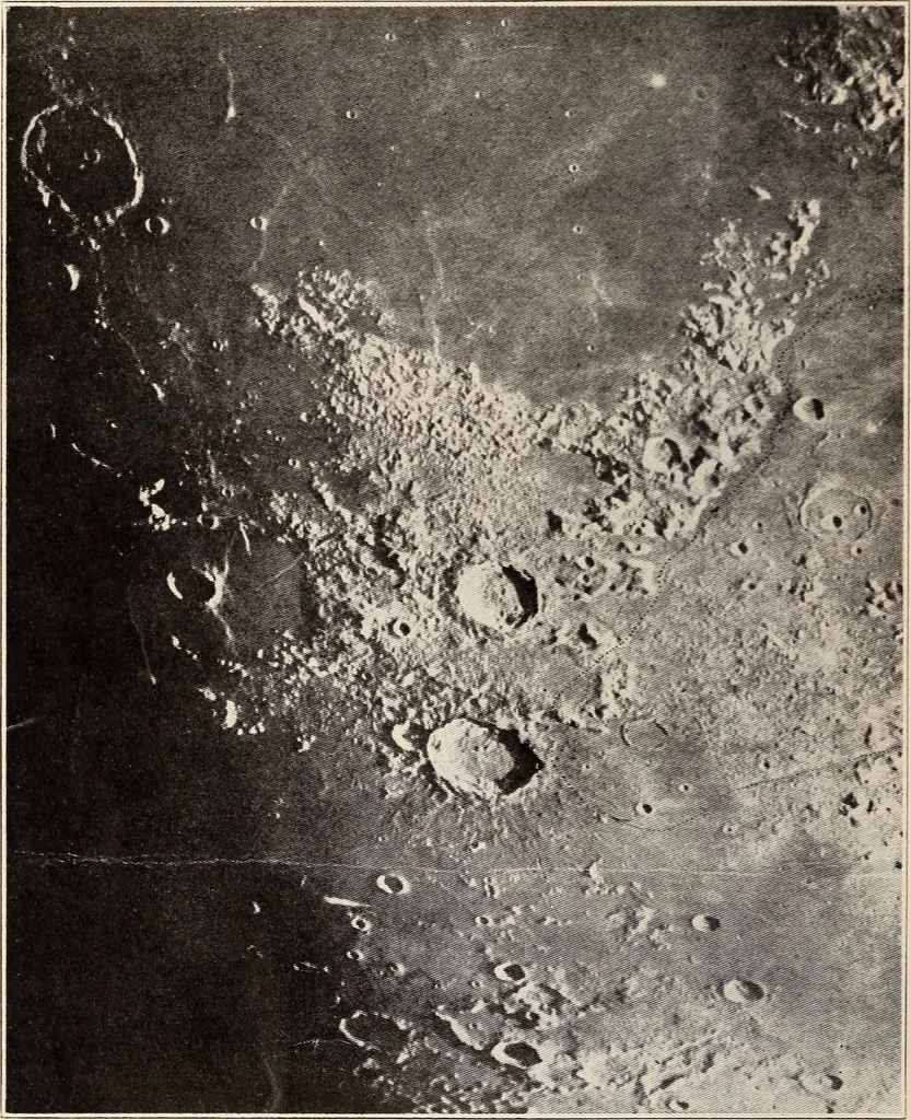 An illustration from To the moon and back in ninety days : a thrilling narrative of blended science and adventure, 1922, leaf 211