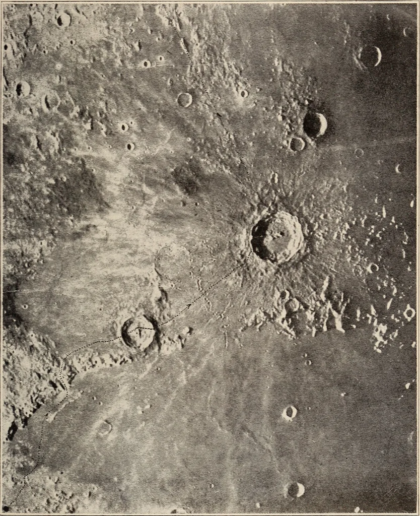 An illustration from To the moon and back in ninety days : a thrilling narrative of blended science and adventure, 1922, leaf 222
