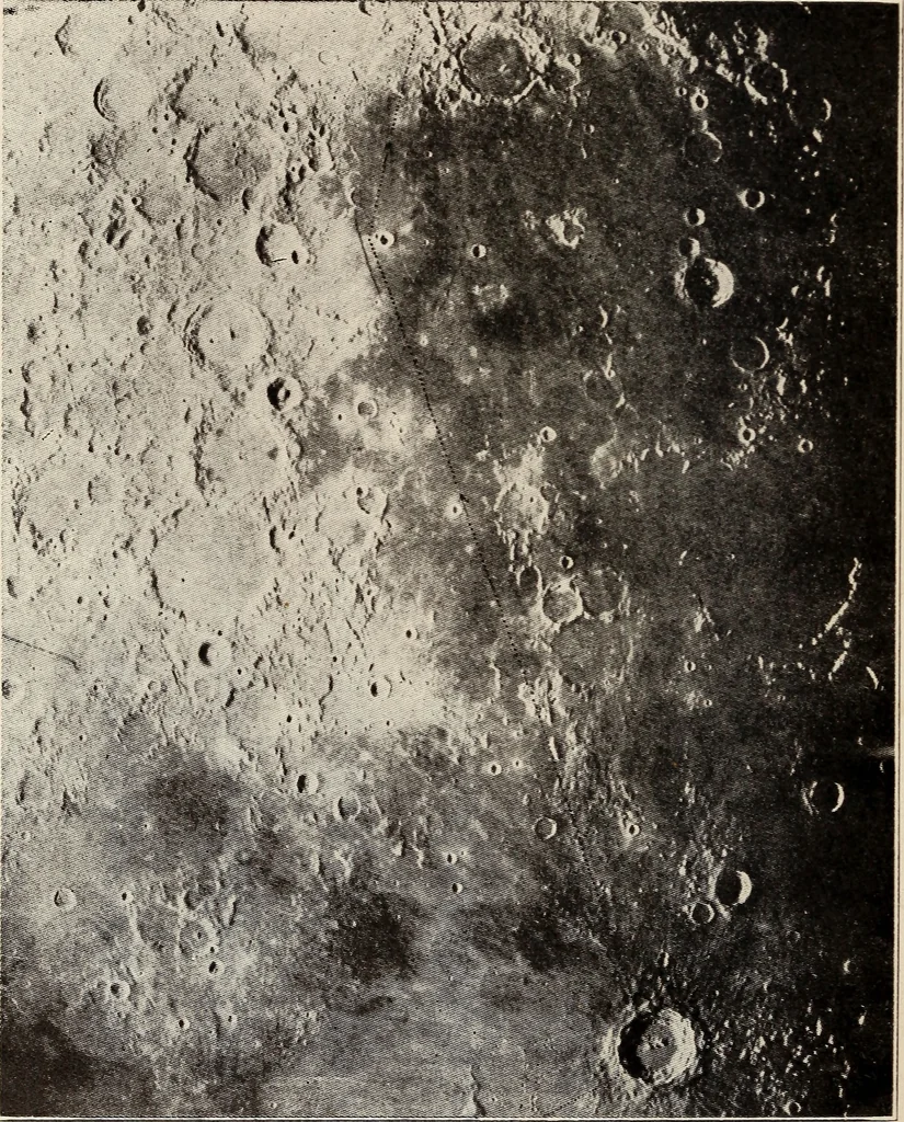 An illustration from To the moon and back in ninety days : a thrilling narrative of blended science and adventure, 1922, leaf 235