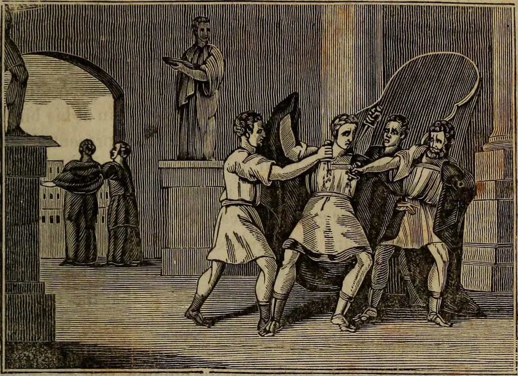 An illustration from The tongue of time, and star of the states : a system of human nature, with the phenomena of the heavens and earth ... also an account of persons with two souls, and of five persons who took colors by the touch, 1838, leaf 202