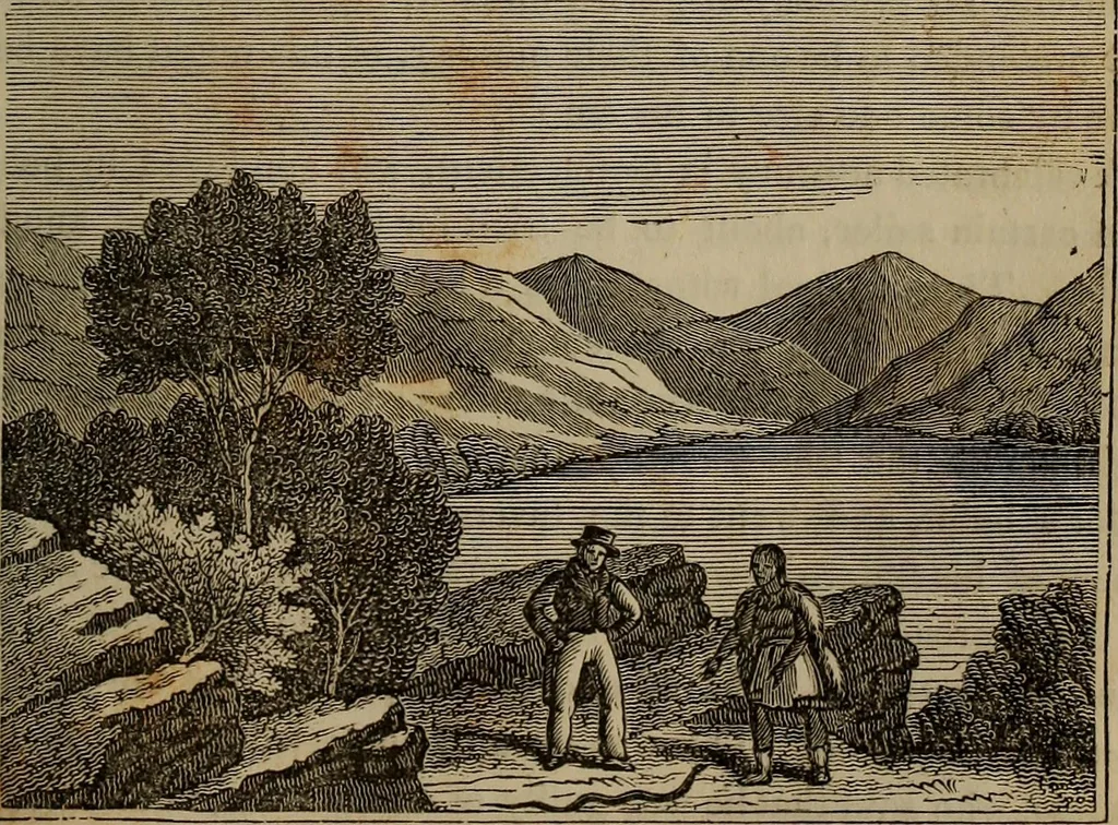 An illustration from The tongue of time, and star of the states : a system of human nature, with the phenomena of the heavens and earth ... also an account of persons with two souls, and of five persons who took colors by the touch, 1838, leaf 278