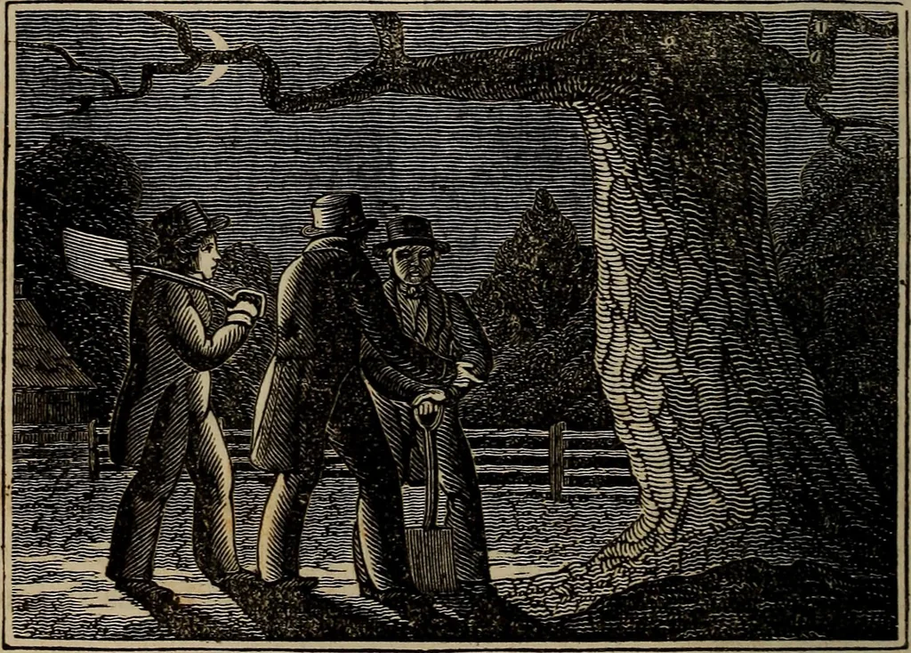An illustration from The tongue of time, and star of the states : a system of human nature, with the phenomena of the heavens and earth ... also an account of persons with two souls, and of five persons who took colors by the touch, 1838, leaf 295