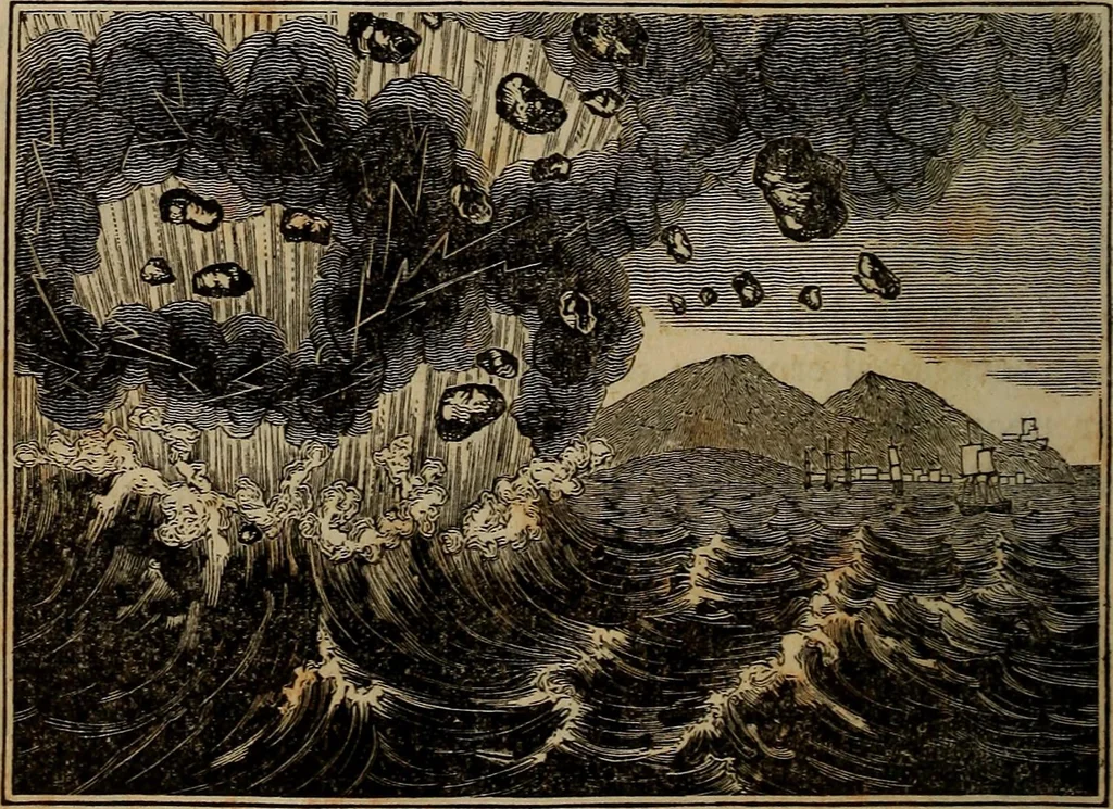 An illustration from The tongue of time, and star of the states : a system of human nature, with the phenomena of the heavens and earth ... also an account of persons with two souls, and of five persons who took colors by the touch, 1838, leaf 93
