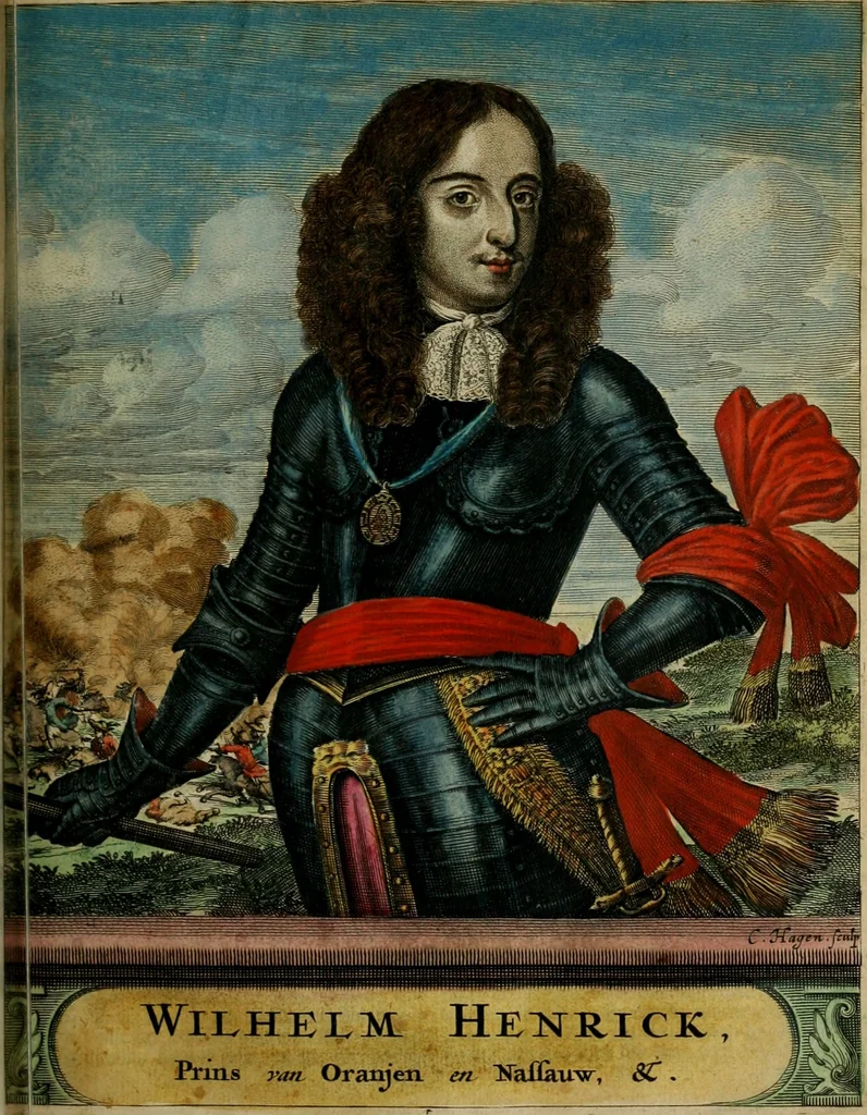 An illustration from Tooneel des oorlogs, opgerecht in de Vereenigde Nederlanden : door de wapenen van de koningen van Vrankryk en Engeland, Keulsche en Munstersche Bisschoppen : tegen de Staten der Vereenigde Nederlanden, en hare geallieerden ..., 1675, leaf 234