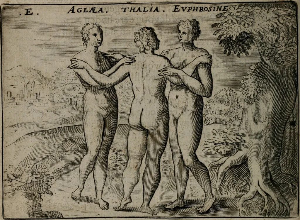 An illustration from Toonneel des menschelikken levens : Of de vernieuwde gulden winkel ; waer in door poëtische, historische, morale, en schriftuurlikke leeringen, den mensche vertoont werdt, hoedanigh hy zijn leven, handel, en wandel, zediglik, eerbaarlik en vermakelik fal overbrengen, 1661, leaf 53