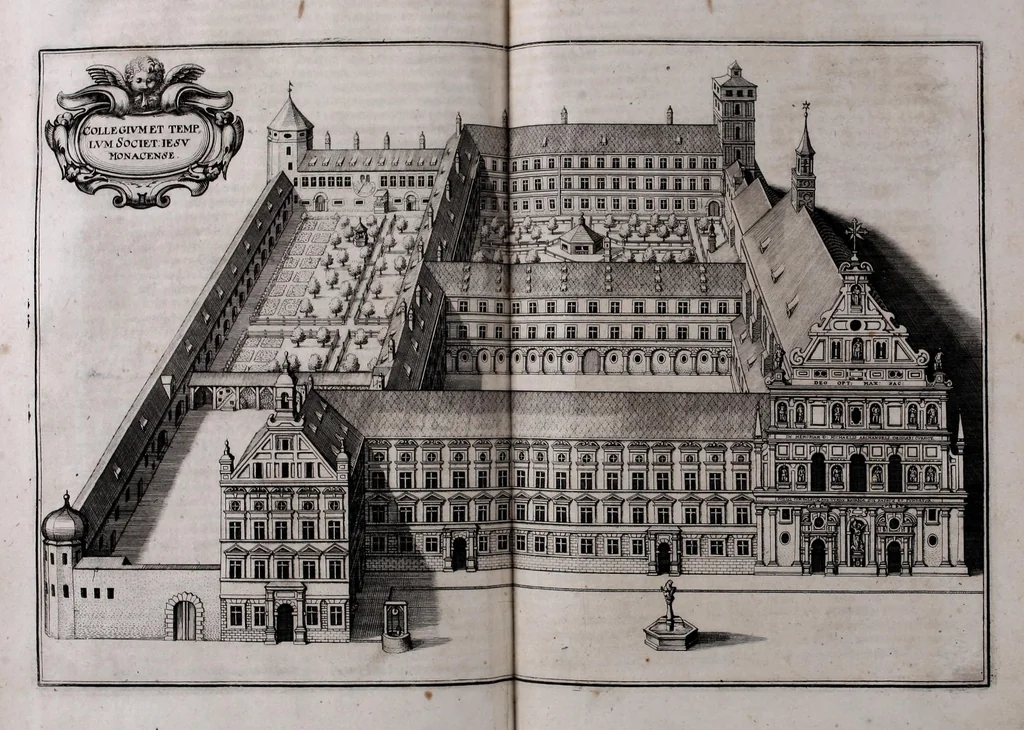 An illustration from Topographia Bavariæ : das ist, Beschreib. vnd aigentliche Abbildung der vornembsten Stätt vnd Orth in Ober vnd Nieder Beÿern, der Ober Pfaltz, vnd anderen, zum hochlöblichen Baÿrischen Craisse hehörigen Landschaften, 1660, leaf 93
