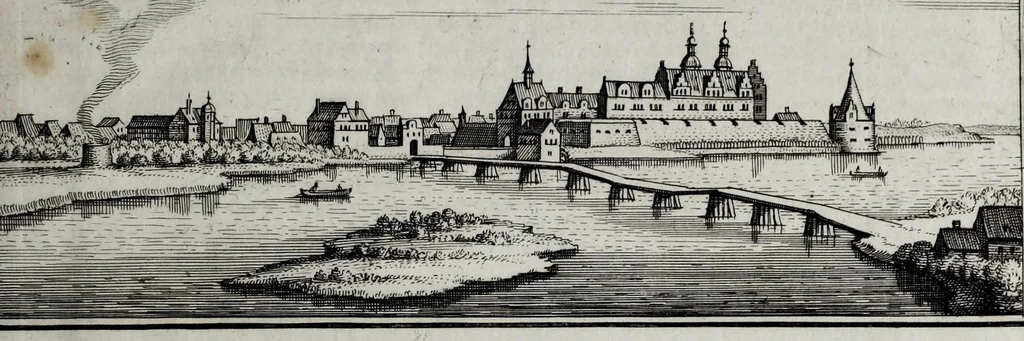 An illustration from Topographia Westphaliæ : das ist, Beschreibung der vornembsten, vnd bekantisten Stätte, vnd Plätz, im hochlöbl. westphälischen Craisse, 1647, leaf 277