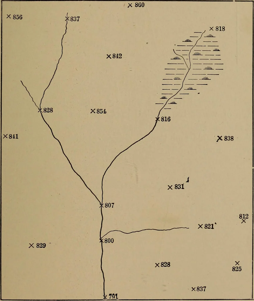 An illustration from Topographic maps and sketch mapping, 1920, leaf 138
