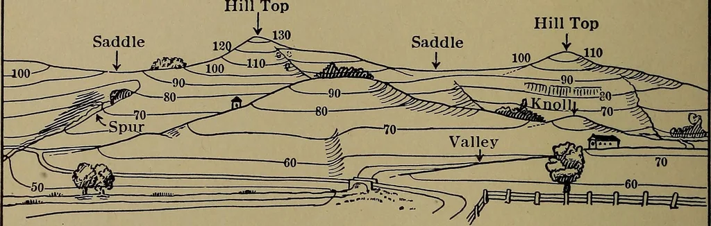 An illustration from Topographic maps and sketch mapping, 1920, leaf 41