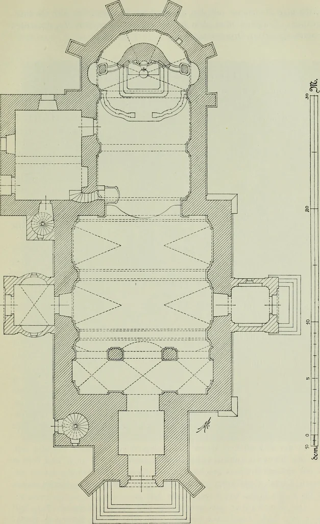 An illustration from Topographie der historischen und Kunst-Denkmale im politischen Bezirke Pribram, 1902, leaf 112