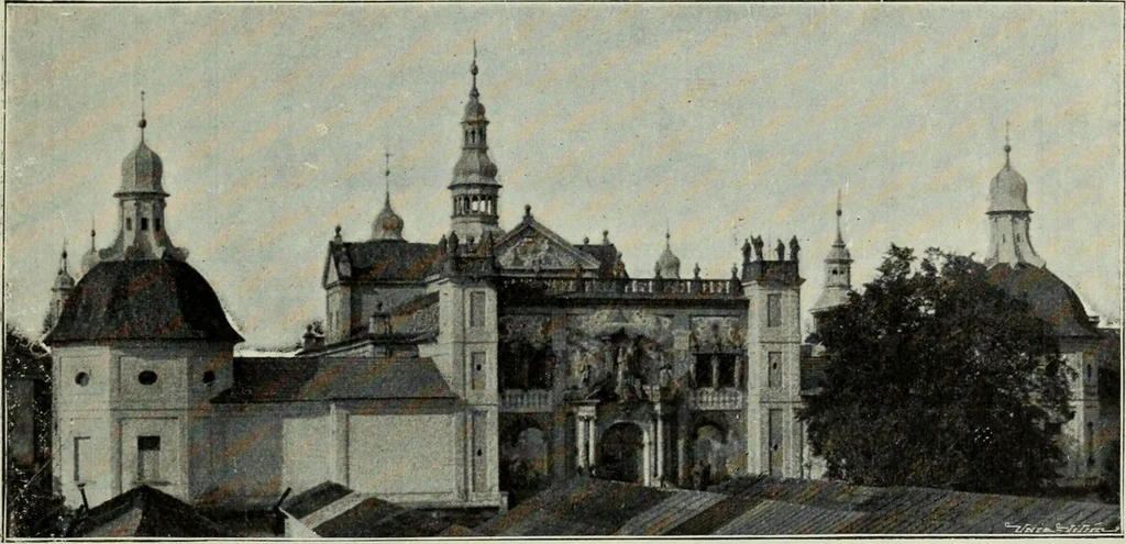 An illustration from Topographie der historischen und Kunst-Denkmale im politischen Bezirke Pribram, 1902, leaf 120