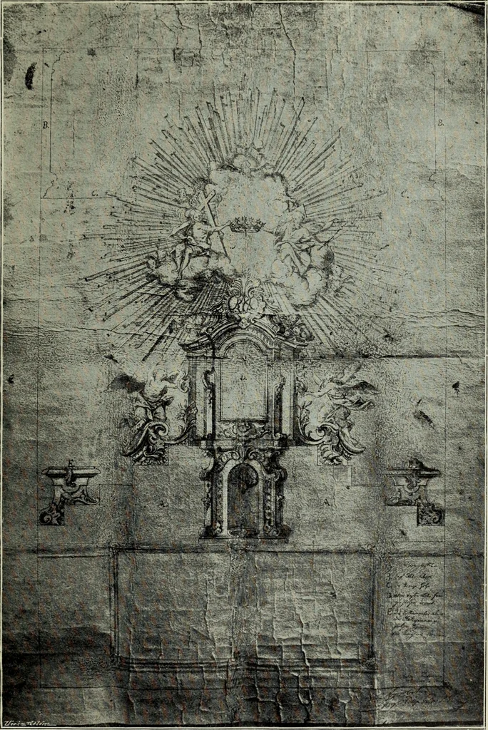 An illustration from Topographie der historischen und Kunst-Denkmale im politischen Bezirke Pribram, 1902, leaf 126