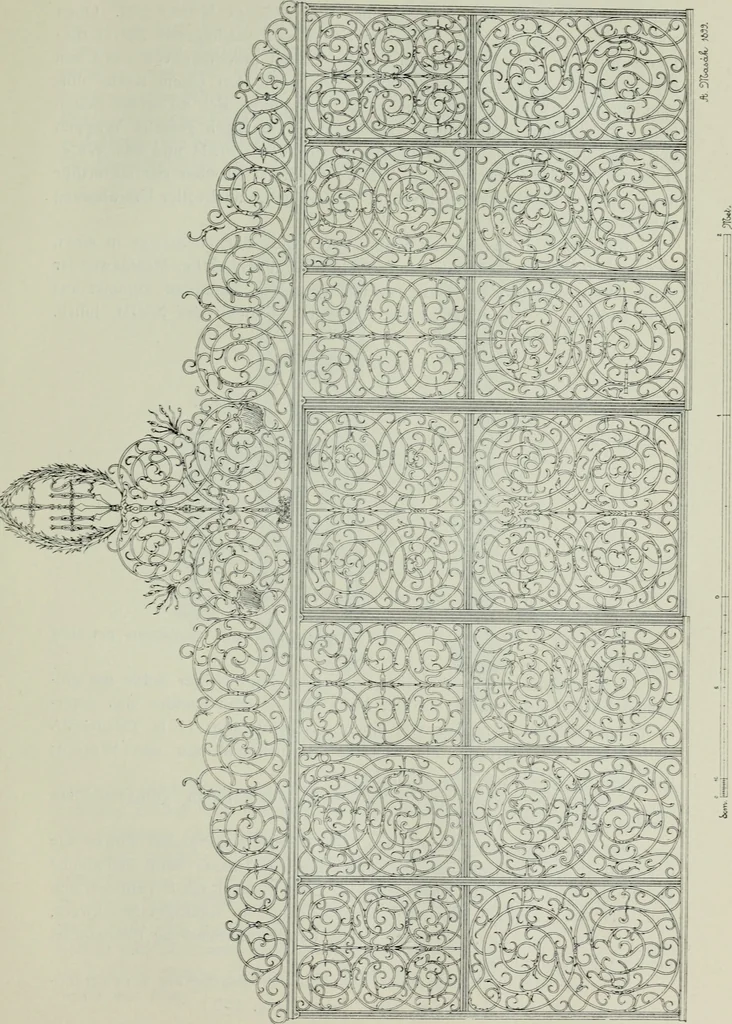 An illustration from Topographie der historischen und Kunst-Denkmale im politischen Bezirke Pribram, 1902, leaf 132