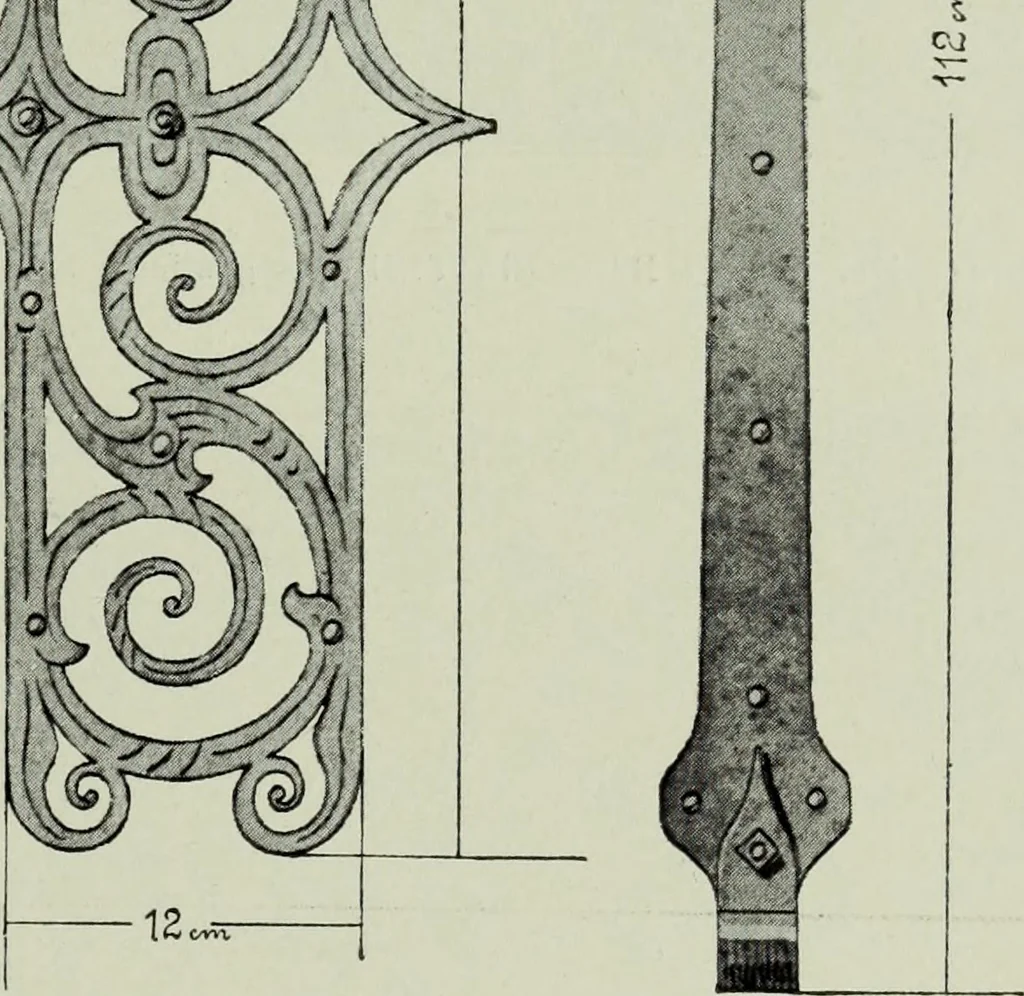 An illustration from Topographie der historischen und Kunst-Denkmale im politischen Bezirke Pribram, 1902, leaf 134
