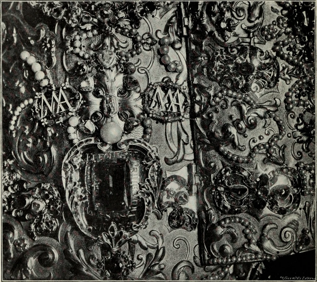 An illustration from Topographie der historischen und Kunst-Denkmale im politischen Bezirke Pribram, 1902, leaf 149