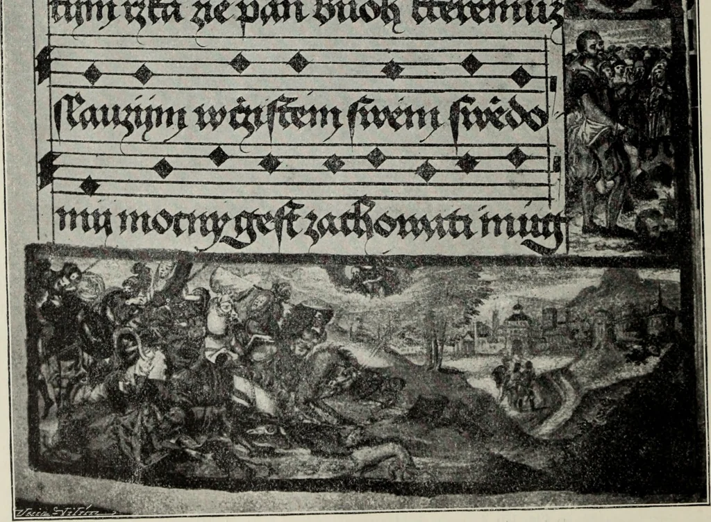 An illustration from Topographie der historischen und Kunst-Denkmale im politischen Bezirke Pribram, 1902, leaf 155