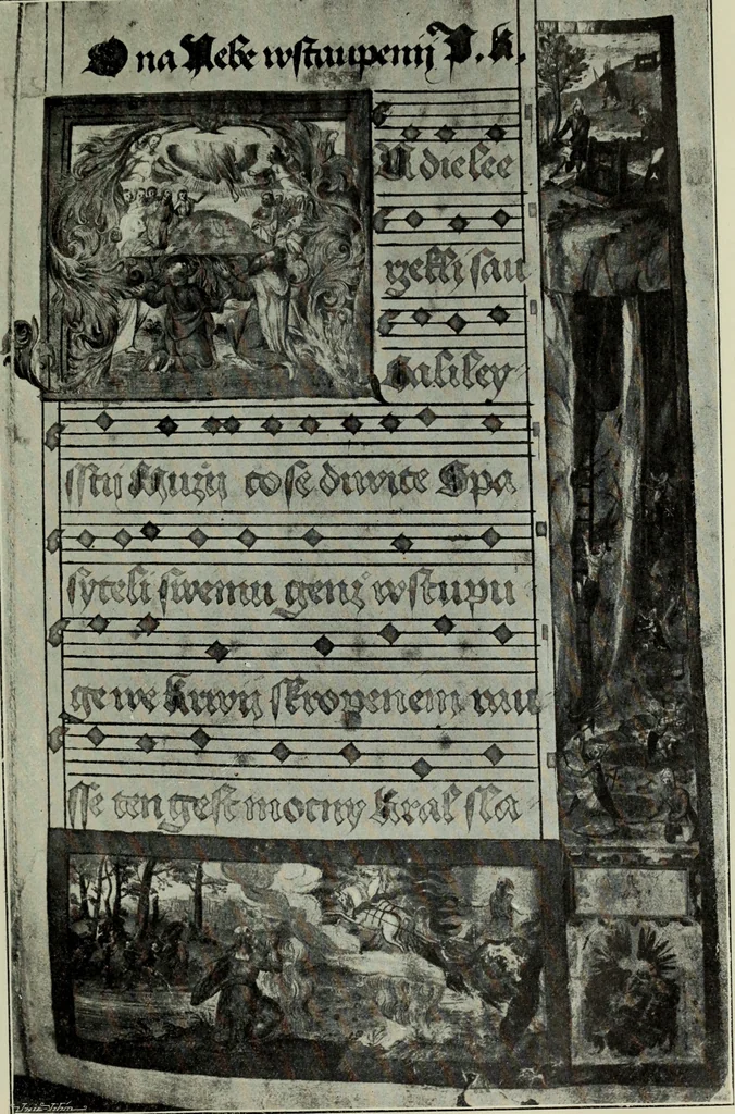 An illustration from Topographie der historischen und Kunst-Denkmale im politischen Bezirke Pribram, 1902, leaf 156