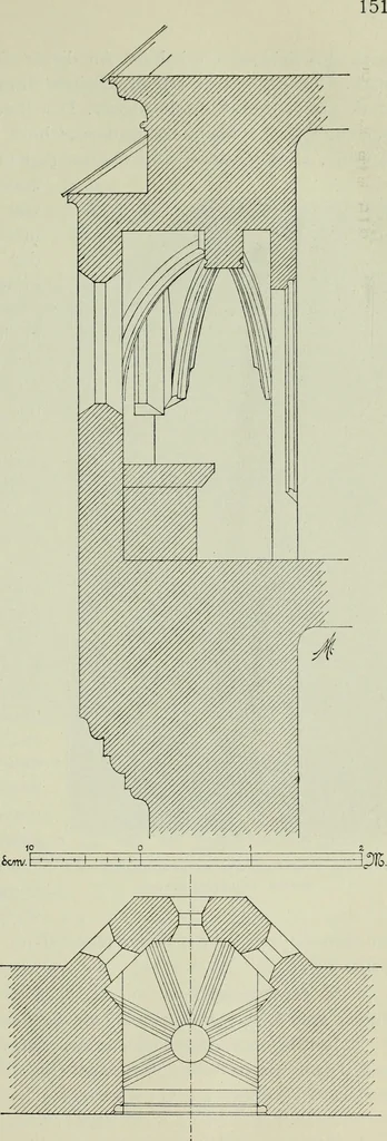 An illustration from Topographie der historischen und Kunst-Denkmale im politischen Bezirke Pribram, 1902, leaf 160