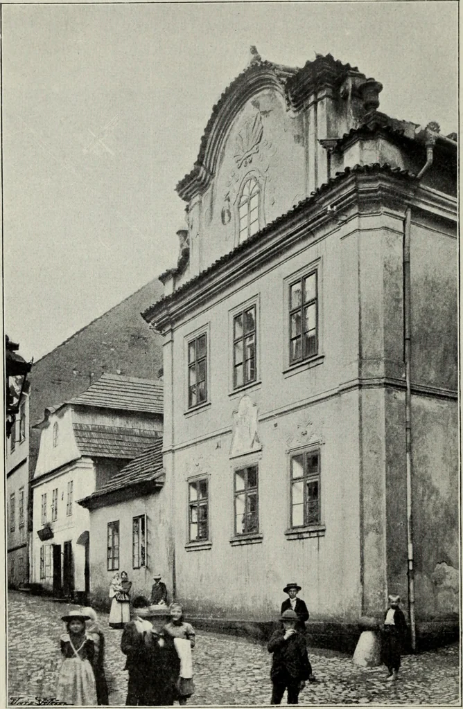 An illustration from Topographie der historischen und Kunst-Denkmale im politischen Bezirke Pribram, 1902, leaf 167
