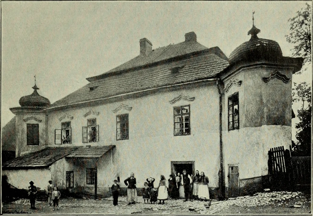 An illustration from Topographie der historischen und Kunst-Denkmale im politischen Bezirke Pribram, 1902, leaf 168