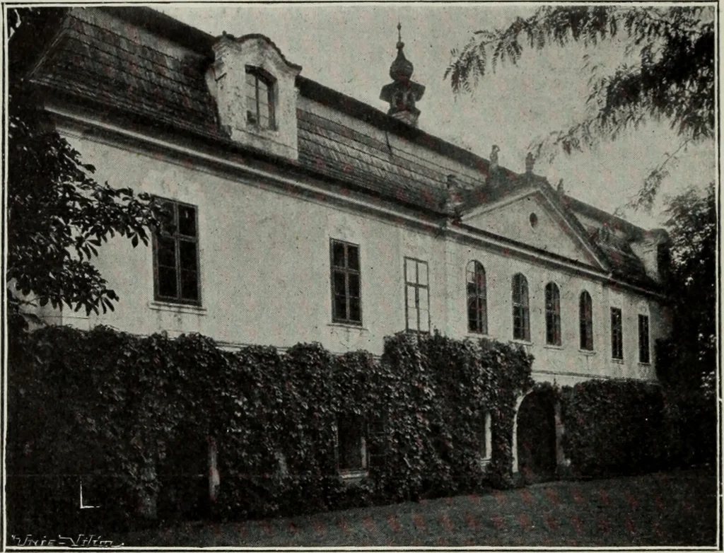 An illustration from Topographie der historischen und Kunst-Denkmale im politischen Bezirke Pribram, 1902, leaf 177