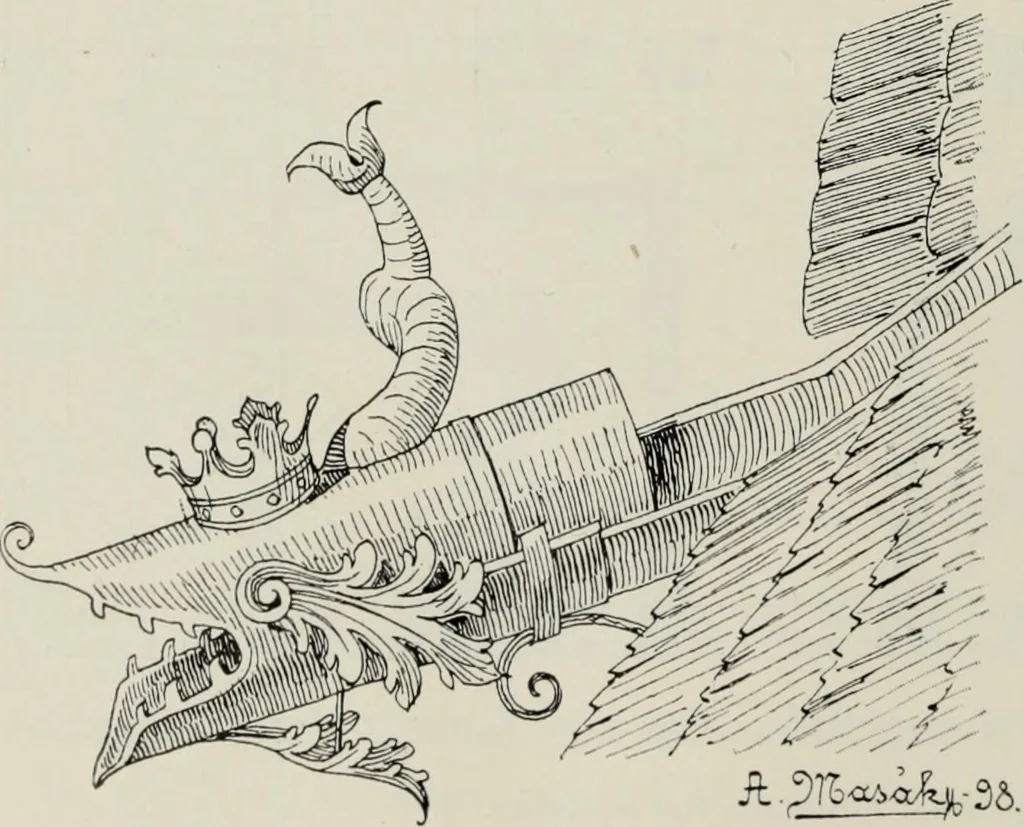 An illustration from Topographie der historischen und Kunst-Denkmale im politischen Bezirke Pribram, 1902, leaf 177