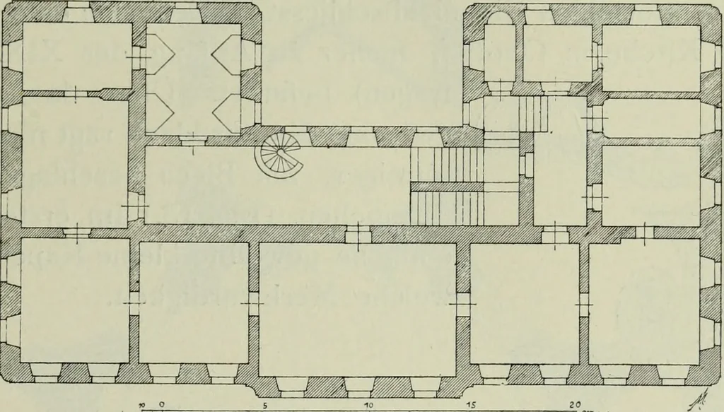 An illustration from Topographie der historischen und Kunst-Denkmale im politischen Bezirke Pribram, 1902, leaf 18