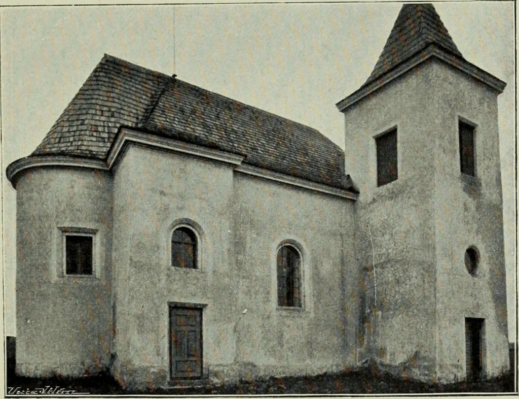 An illustration from Topographie der historischen und Kunst-Denkmale im politischen Bezirke Pribram, 1902, leaf 184