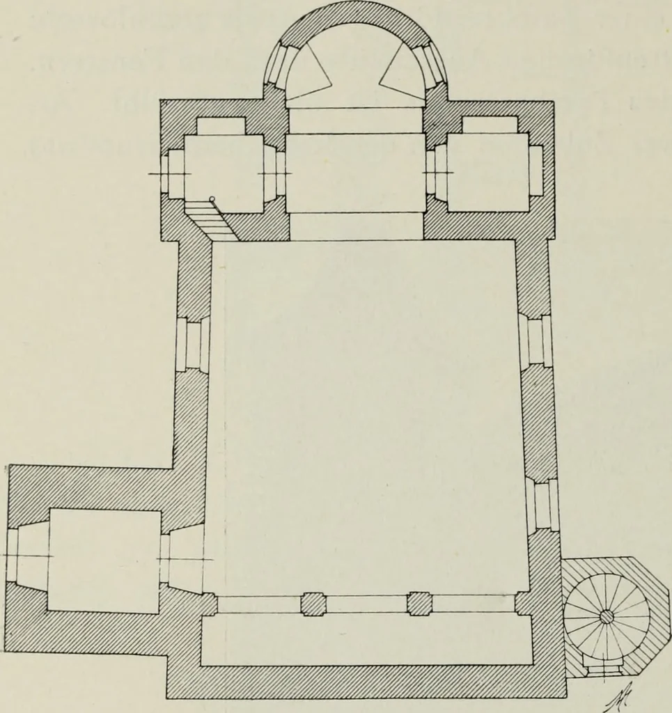 An illustration from Topographie der historischen und Kunst-Denkmale im politischen Bezirke Pribram, 1902, leaf 185