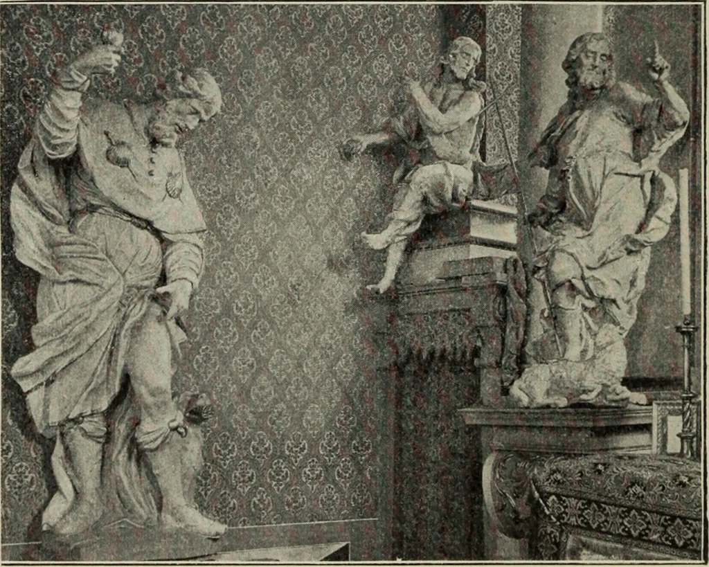 An illustration from Topographie der historischen und Kunst-Denkmale im politischen Bezirke Pribram, 1902, leaf 189
