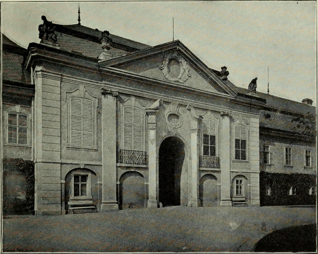 An illustration from Topographie der historischen und Kunst-Denkmale im politischen Bezirke Pribram, 1902, leaf 26