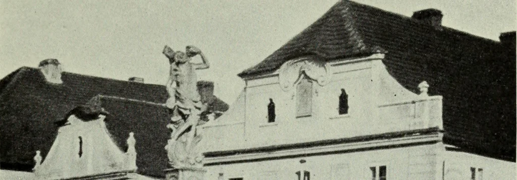 An illustration from Topographie der historischen und Kunst-Denkmale im politischen Bezirke Pribram, 1902, leaf 46